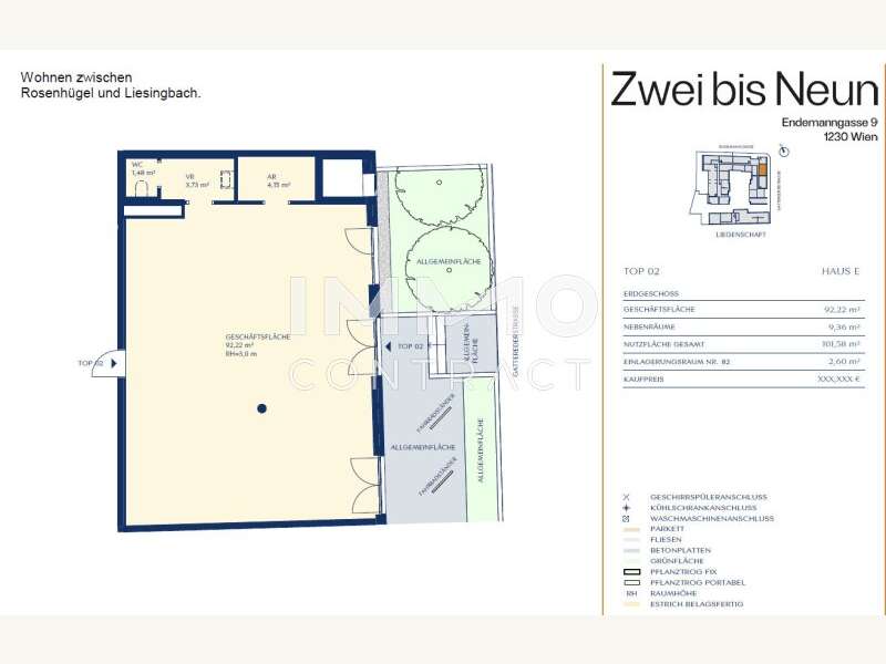 Praxis Wien: Grundriss Grundriss