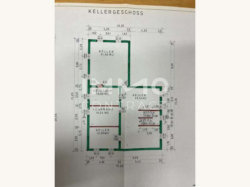 Kellerplan von der Gemeinde