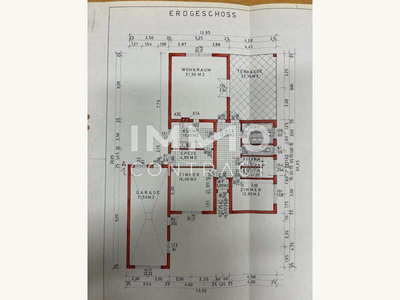 Erdgeschoss Plan von der Gemeinde