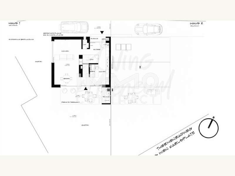Doppelhaushälfte Gumpoldskirchen: Aussenansichtsplan Aussenansichtsplan