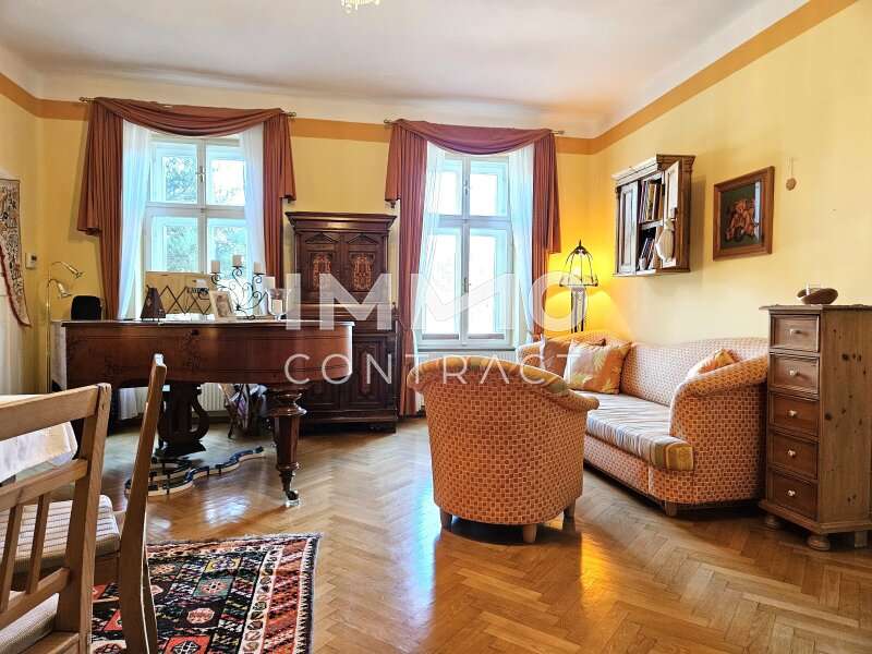 Villa Zwettl-Niederösterreich: Haupthaus EG Wohnzimmer Haupthaus EG Wohnzimmer