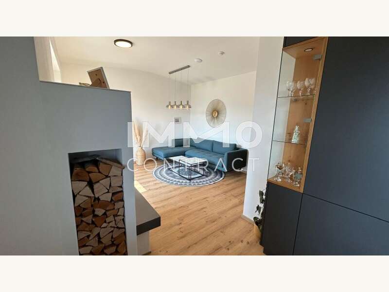 Einfamilienhaus Hofstetten: Küche/Wohnzimmer/Ofen Küche/Wohnzimmer/Ofen