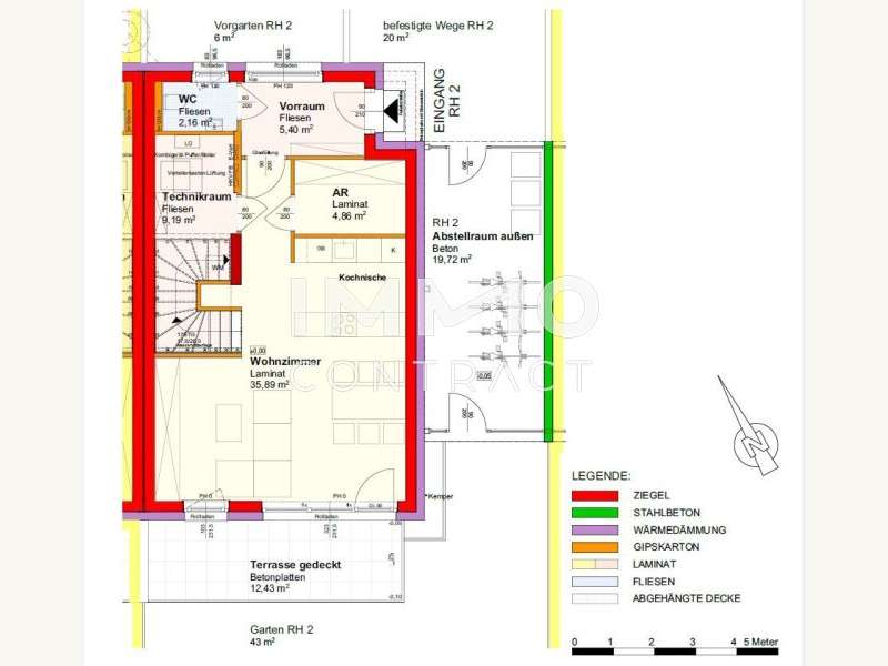 Reihenhaus Kapelln: RH2-EG RH2-EG