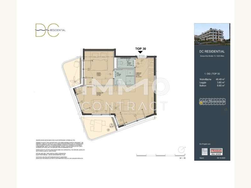 Mietwohnung Wien: Plan Farbe Plan Farbe