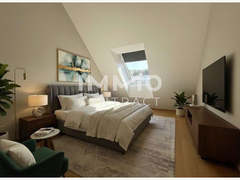Dachgeschosswohnung Wien: VISU_Schlafzimmer VISU_Schlafzimmer