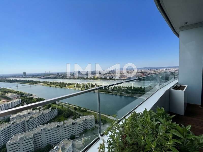 Mietwohnung Wien: Balkon Richtung Neue Donau, Innere Stadt Balkon Richtung Neue Donau, Innere Stadt