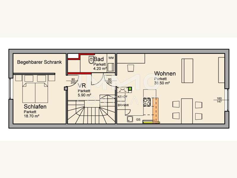 Dachgeschosswohnung in Gobelsburg - Bild 10