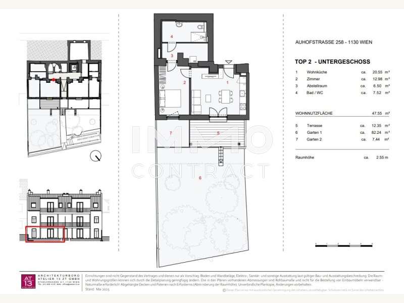 Mietwohnung Wien: Grundriss Top 2 Grundriss Top 2