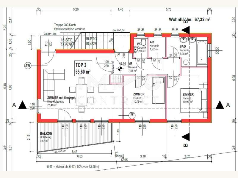 Dachgeschosswohnung in Wien - Bild 14