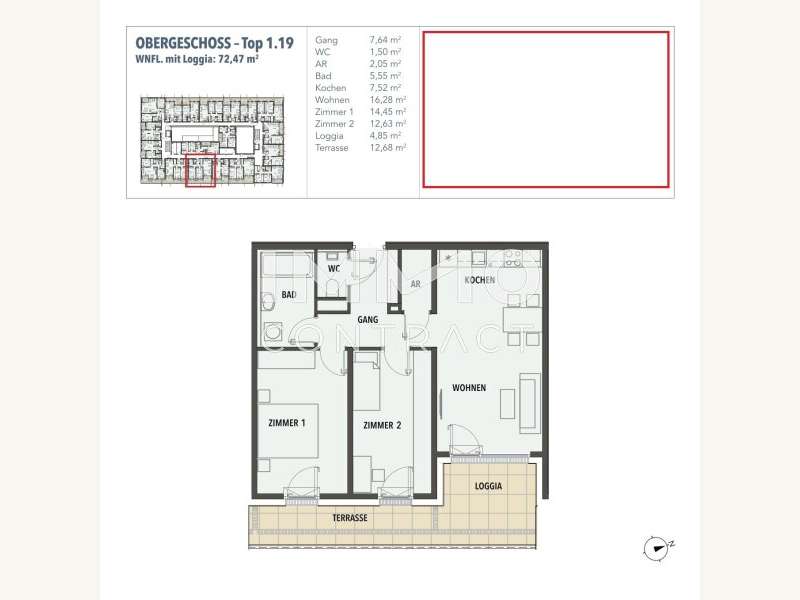 Eigentumswohnung Wien: Grundriss Grundriss