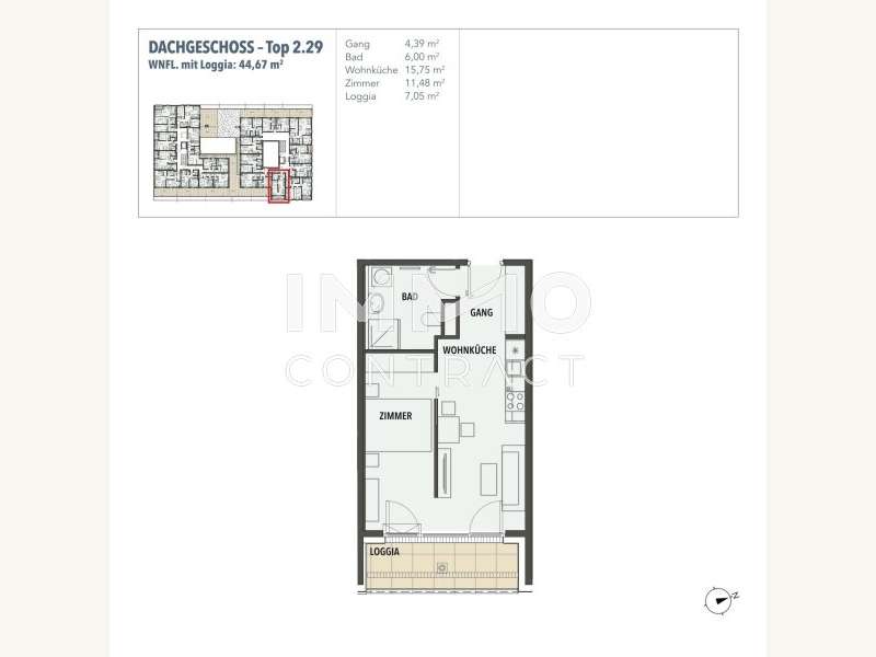 Eigentumswohnung Wien: Grundriss Grundriss