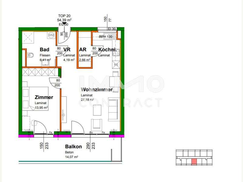 Eigentumswohnung Krems an der Donau: Top20 Top20