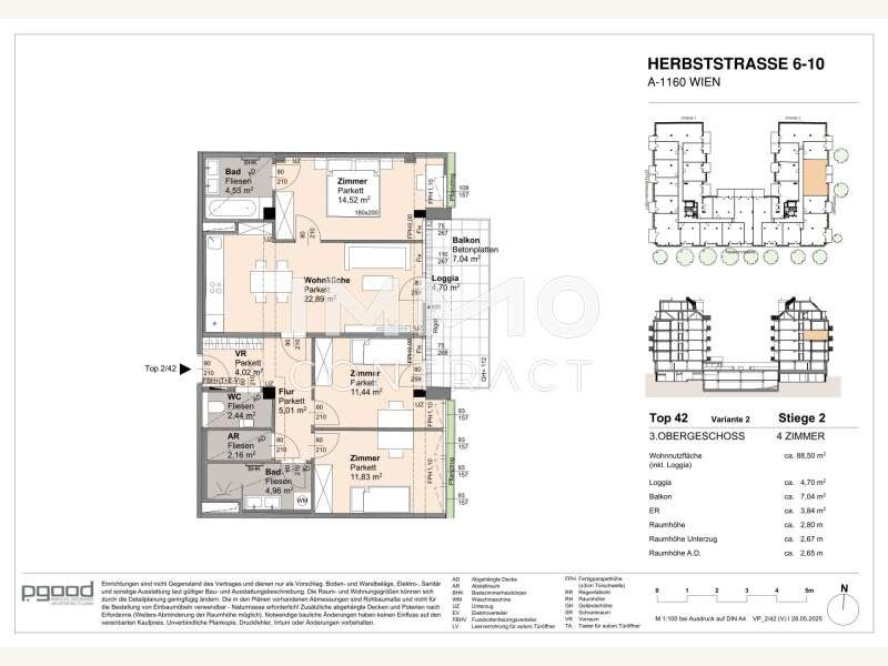 Wohnung Wien: Verkaufsplan Verkaufsplan