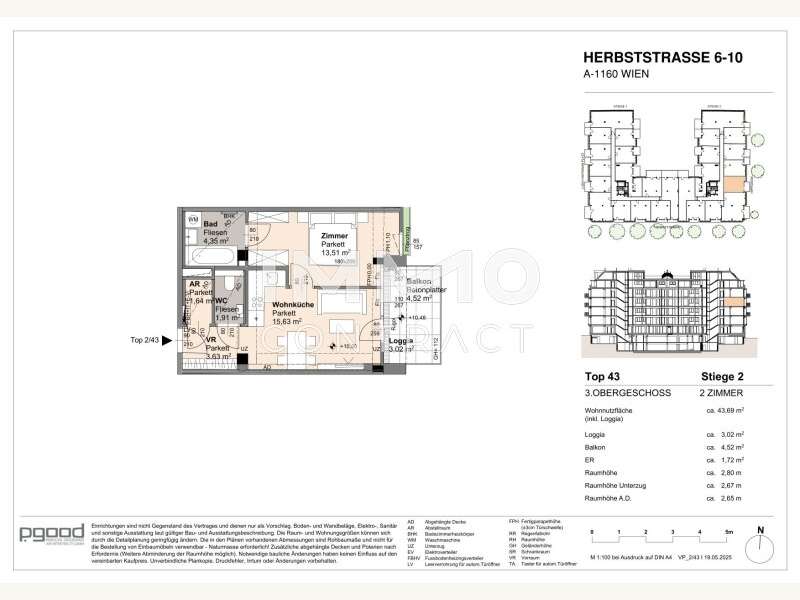 Eigentumswohnung Wien: Verkaufsplan Verkaufsplan