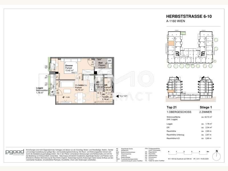 Wohnung Wien: Wohnungsplan Wohnungsplan