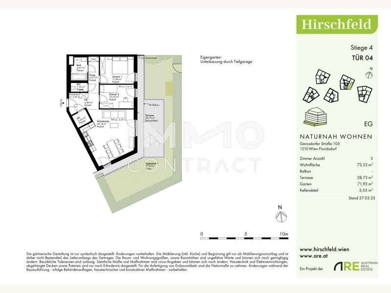Eigentumswohnung Wien: GER - H4 - EG - Top 04 mit Garten-1 GER - H4 - EG - Top 04 mit Garten-1