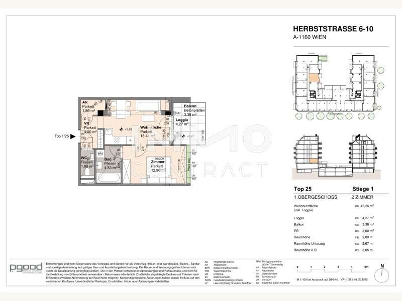 Wohnung Wien: Wohnungsplan Wohnungsplan