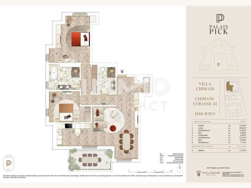 Villa Chimani . T3 . OG 1 . Std2412