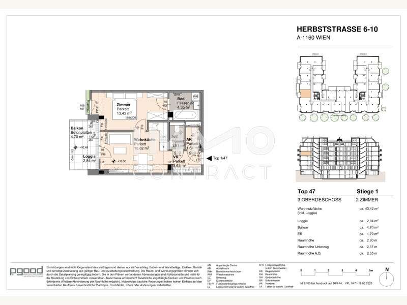 Eigentumswohnung Wien: Wohnungsplan Wohnungsplan