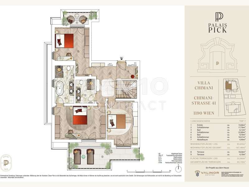 Penthouse Wien: DG 1 DG 1