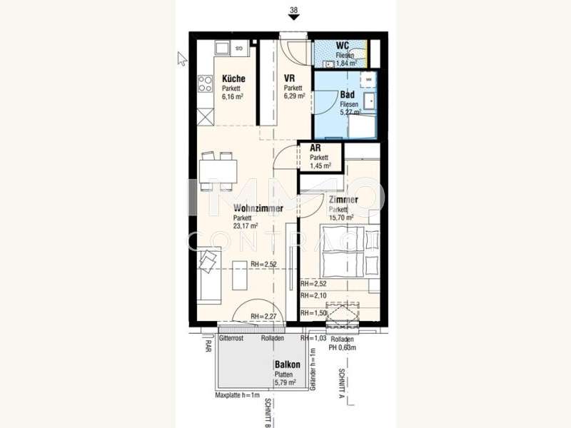 Dachgeschosswohnung Lanzendorf: Plan Plan