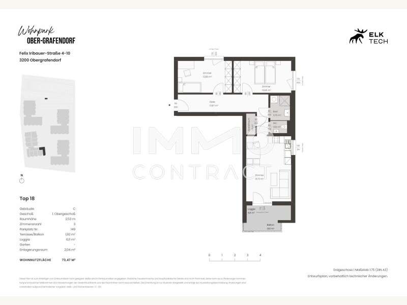 Eigentumswohnung St. Pölten: 07.3.18 TOP 4_18-1 07.3.18 TOP 4_18-1