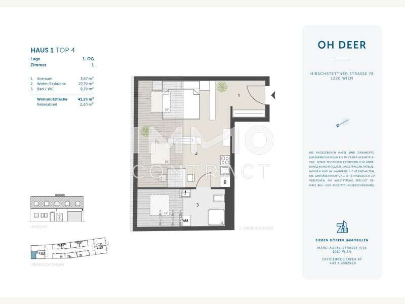 Dachgeschosswohnung Wien: Oh Deer_Verkaufspläne-1.4 Oh Deer_Verkaufspläne-1.4