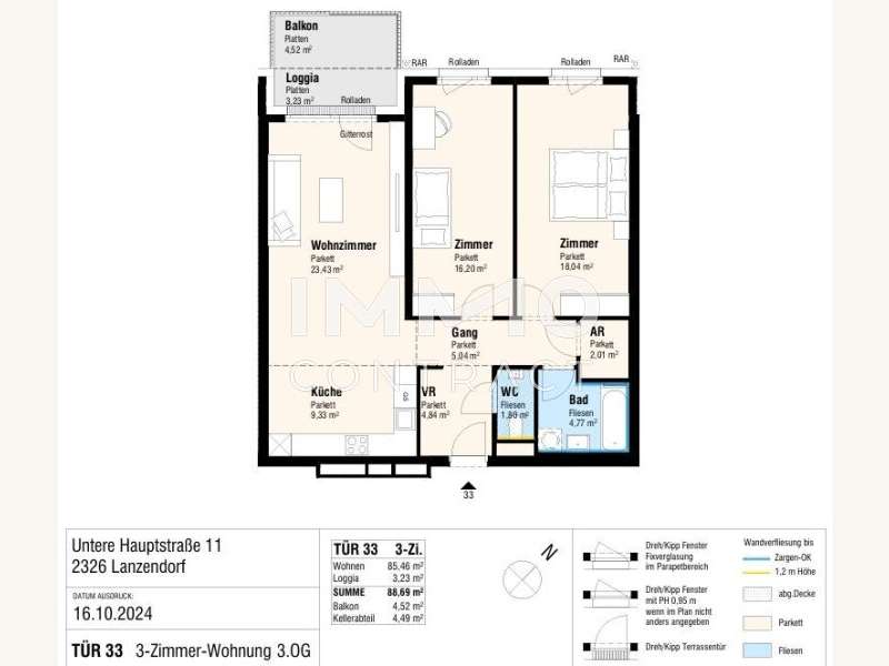 Dachgeschosswohnung Lanzendorf: Top33 Top33