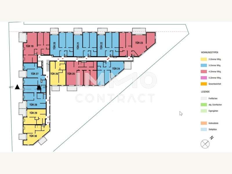 Dachgeschosswohnung Lanzendorf: Übersichtsplan 2 Stock Übersichtsplan 2 Stock