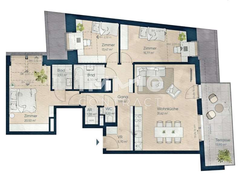 Dachgeschosswohnung in Wien - Bild 16