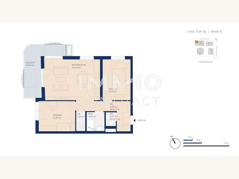 Eigentumswohnung Wien: Wohnungsplan Wohnungsplan
