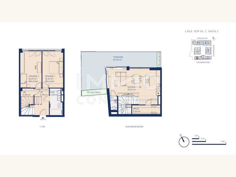 Maisonette Wien: Wohnungsplan Wohnungsplan