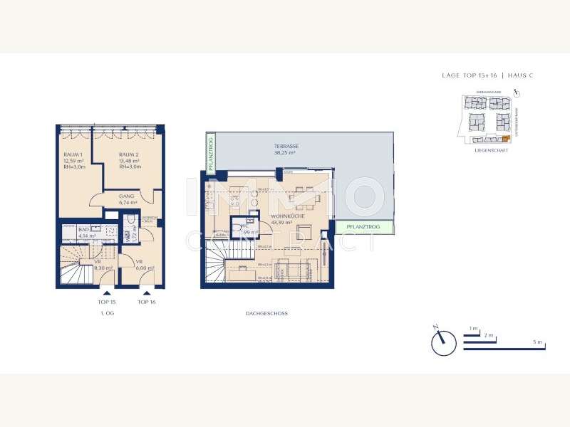 Maisonette Wien: Wohnungsplan Wohnungsplan