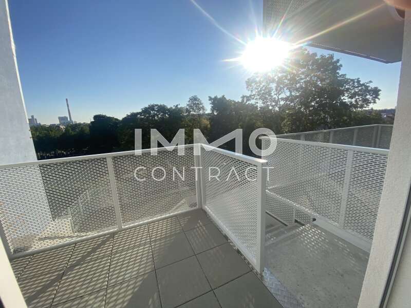 Terrasse mit Zugang in die Gartenebene