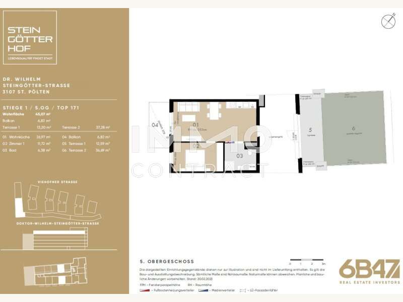 Eigentumswohnung St. Pölten: STG1-5OG-TOP71 STG1-5OG-TOP71
