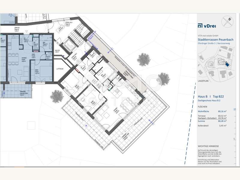 Dachgeschosswohnung Peuerbach: Top B22 Top B22