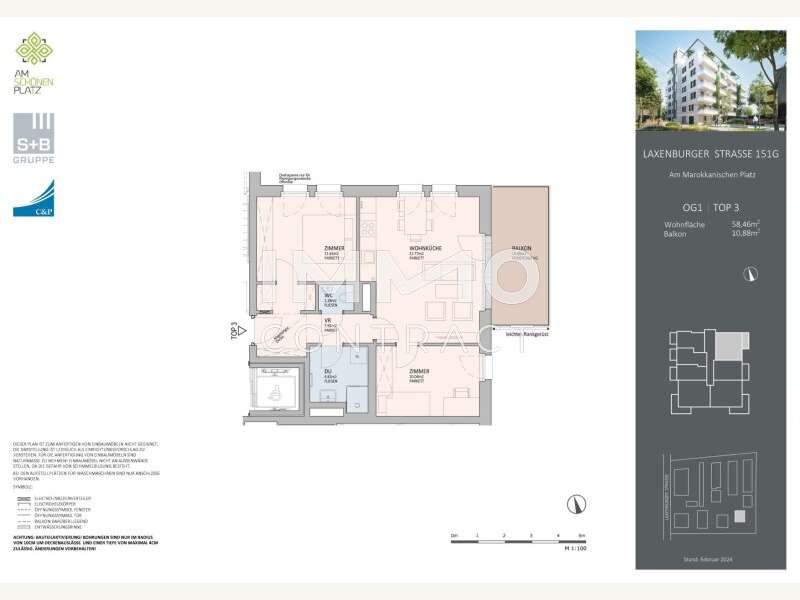 Eigentumswohnung Wien: L151_UMA_AF_MF_GR_09_OG1_03 L151_UMA_AF_MF_GR_09_OG1_03