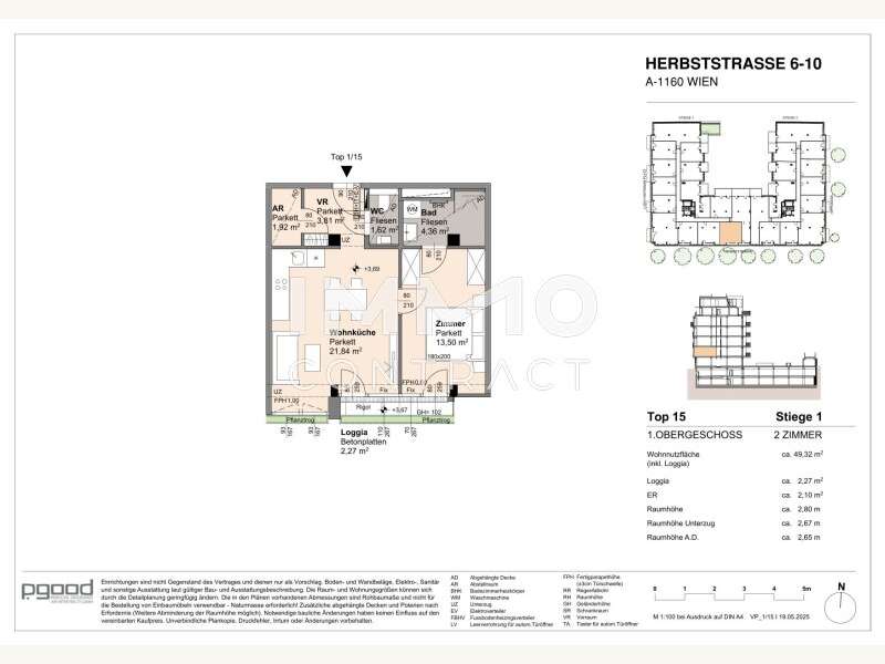 Wohnung Wien: Wohnungsplan Wohnungsplan