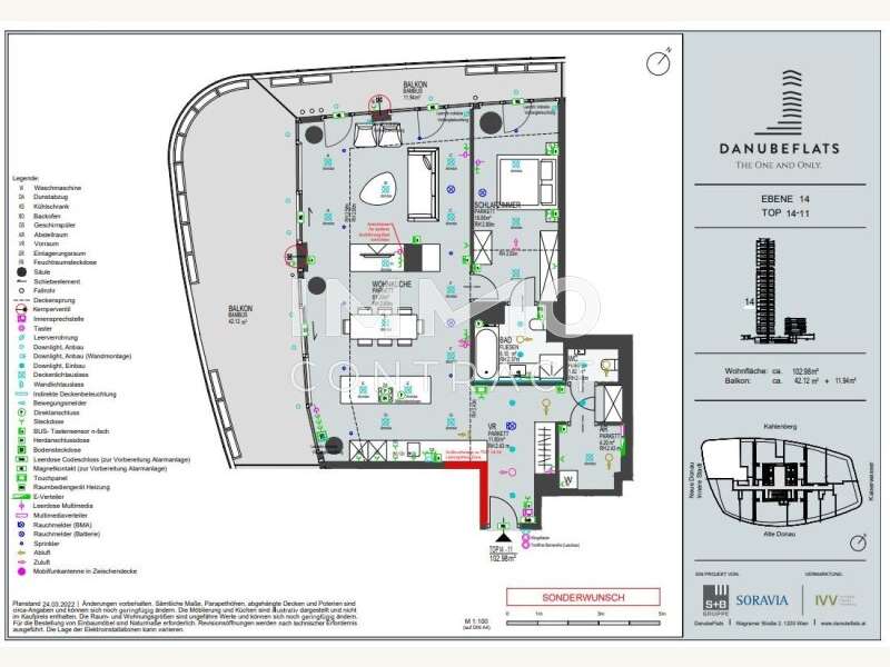 Wohnungsplan 14-11_Innere Stadt_Kahlenberg