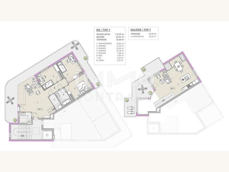 Dachgeschosswohnung in Wien - Bild 15 Dachgeschosswohnung in Wien - Bild 15
