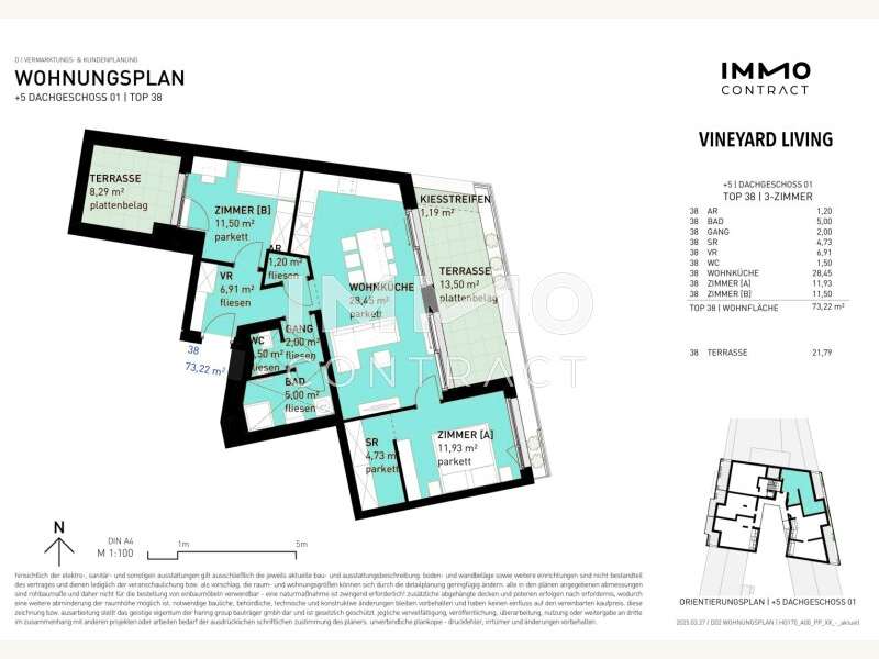 Dachgeschosswohnung in Wien - Bild 9