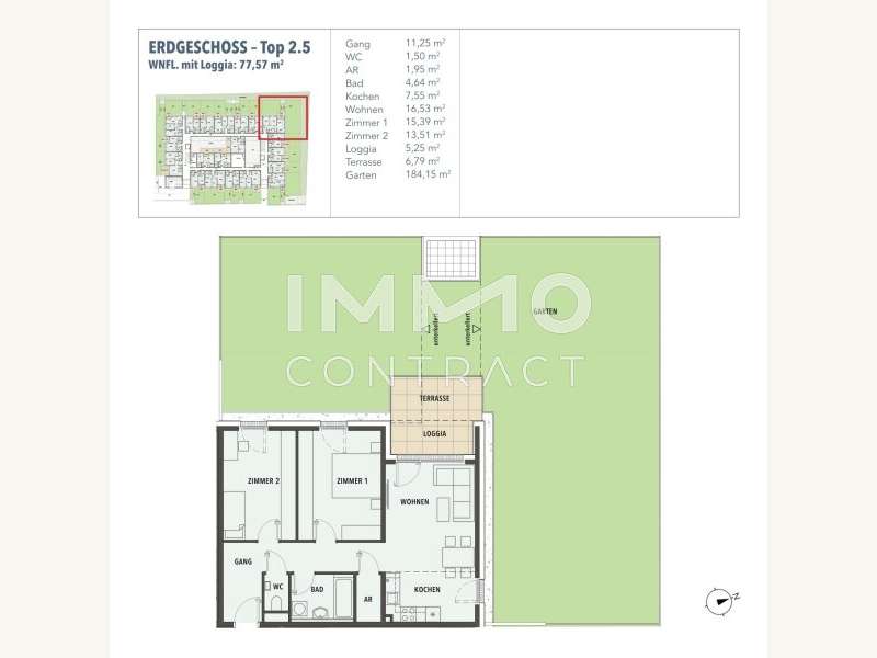 Eigentumswohnung Wien: Grundriss Grundriss