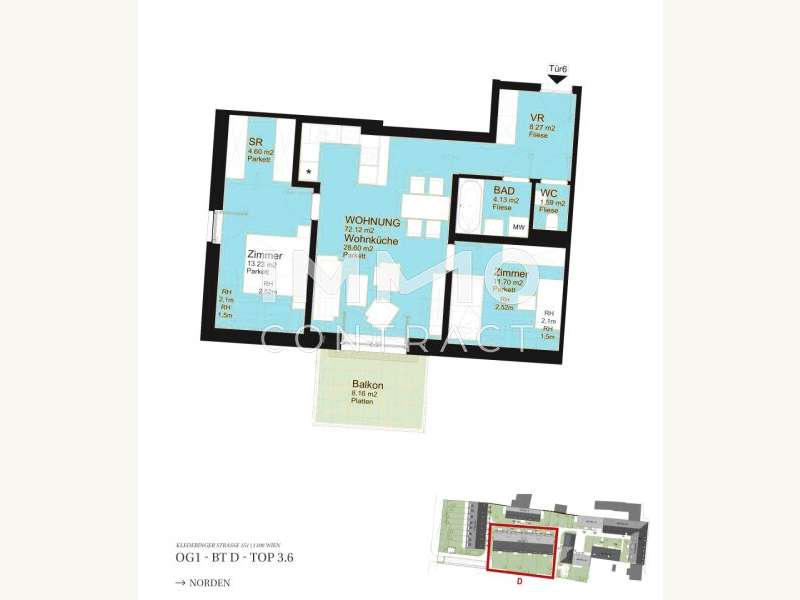 Dachgeschosswohnung in Wien - Bild 7 Dachgeschosswohnung in Wien - Bild 7