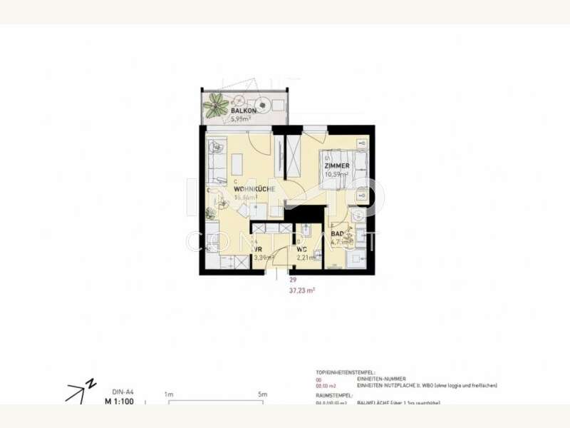 Dachgeschosswohnung Wien: Top 29 Top 29