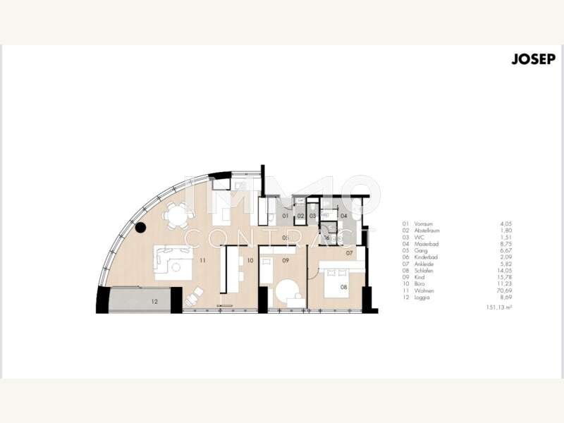 Eigentumswohnung Wien: Grundriss Grundriss