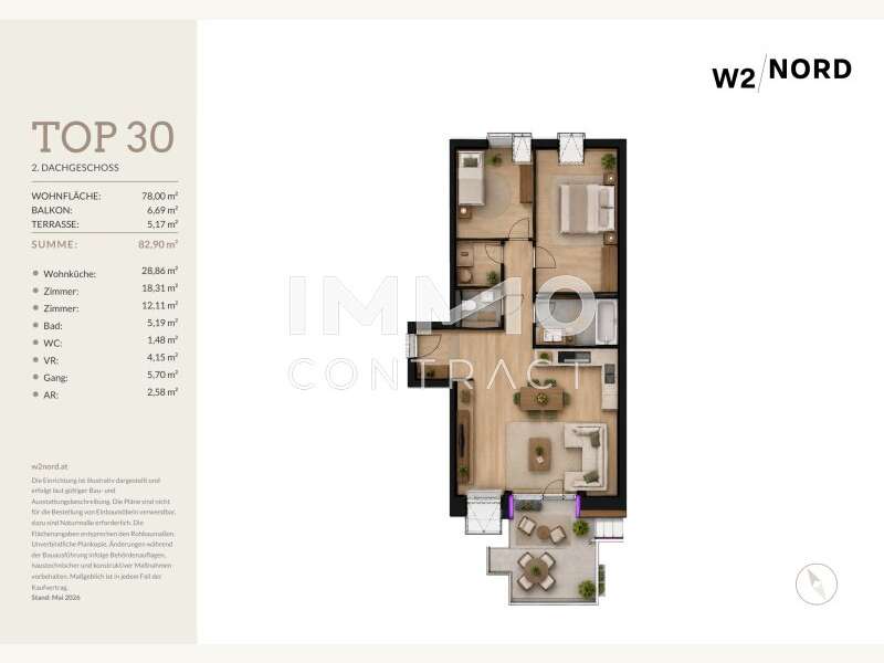 Dachgeschosswohnung in Wien - Bild 11