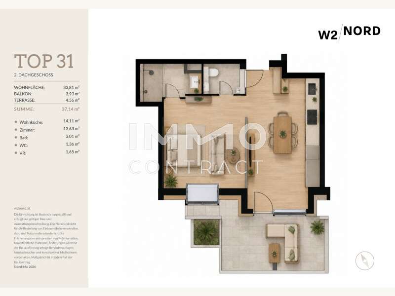 Dachgeschosswohnung in Wien - Bild 7 Dachgeschosswohnung in Wien - Bild 7