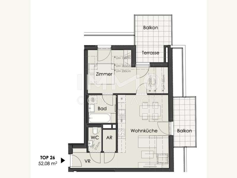 Dachgeschosswohnung in Wien - Bild 9