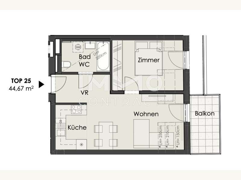 Dachgeschosswohnung in Wien - Bild 9