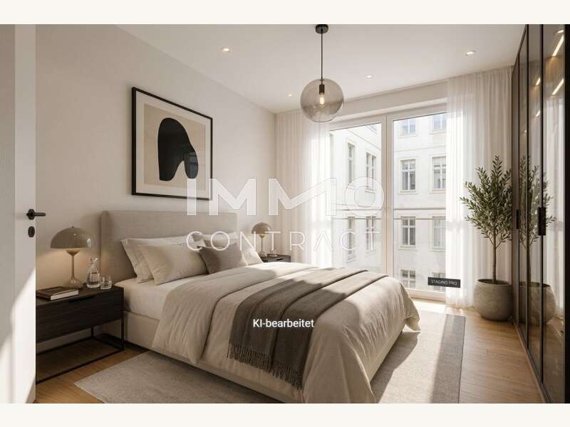 Dachgeschosswohnung Wien: Schlafzimmer Schlafzimmer
